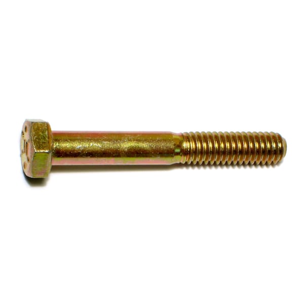 Midwest Fastener Grade 8, 5/16"-18 Hex Head Cap Screw, Zinc Yellow Steel, 2-1/4 in L, 50 PK 00682 - main